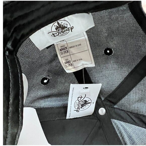 DISNEY PARKS FLIP SILVER SEQUIN NIGHTMARE BEFORE‎ CHRISTMAS JACK SKELLINGTON CAP - Picture 6 of 8